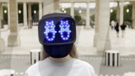 Mask displays wearer's emotions 