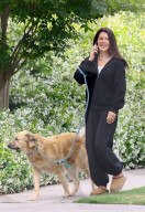 *EXCLUSIVE* Gary Lineker’s ex Danielle Bux spotted for the first time since he was pictured with Jemima Goldsmith, walking her dog in LA