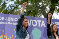 Barcelona - Central campaign rally of Podemos in Catalonia
