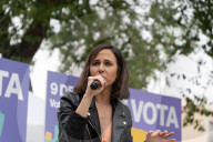 Barcelona - Central campaign rally of Podemos in Catalonia