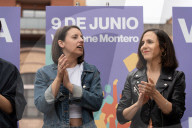 Barcelona - Central campaign rally of Podemos in Catalonia