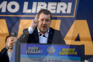 Milano - Chiusura della campagna elettorale della Lega per le Elezioni Europee