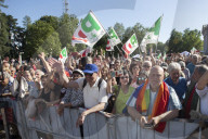 Milano, chiusura della campagna elettorale del Partito Democratico per le elezioni europee 2024