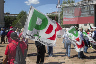 Milano, chiusura della campagna elettorale del Partito Democratico per le elezioni europee 2024