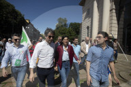 Milano, chiusura della campagna elettorale del Partito Democratico per le elezioni europee 2024