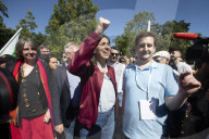 Milano, chiusura della campagna elettorale del Partito Democratico per le elezioni europee 2024