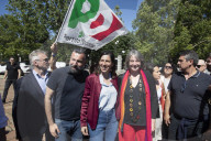 Milano, chiusura della campagna elettorale del Partito Democratico per le elezioni europee 2024