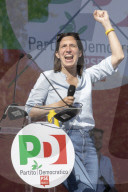 Milano, chiusura della campagna elettorale del Partito Democratico per le elezioni europee 2024