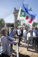 Milano, chiusura della campagna elettorale del Partito Democratico per le elezioni europee 2024