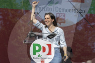 Milano, chiusura della campagna elettorale del Partito Democratico per le elezioni europee 2024