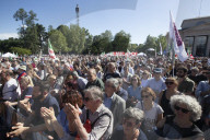 Milano, chiusura della campagna elettorale del Partito Democratico per le elezioni europee 2024