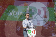 Milano, chiusura della campagna elettorale del Partito Democratico per le elezioni europee 2024