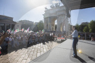 Milano, chiusura della campagna elettorale del Partito Democratico per le elezioni europee 2024