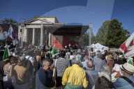 Milano, chiusura della campagna elettorale del Partito Democratico per le elezioni europee 2024