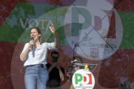Milano, chiusura della campagna elettorale del Partito Democratico per le elezioni europee 2024