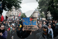 Thousands Of People In Paris Demonstrate For The Palestinians, The Kanaks And In Tribute To Clément Méric