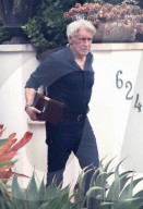 *EXCLUSIVE* Harrison Ford leaves talent agent's home with possible new script