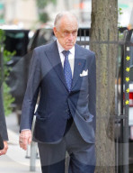 *EXCLUSIVE* Ronald Lauder is seen leaving Kappo Masa restaurant in NYC