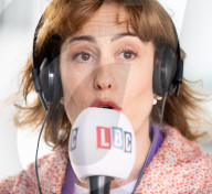 Guests depart Sunday with Laura Kuenssberg at the BBC, Broadcasting House, London, UK.