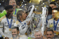 Champions League final between Borussia Dortmund and Real Madrid at Wembley Stadium in London, UK.