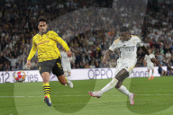 Champions League final between Borussia Dortmund and Real Madrid at Wembley Stadium in London, UK.