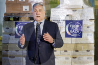 Nepi - Antonio Tajani presenta il primo carico di aiuti per il popolo di Gaza