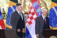 Brazil's President Luiz Inácio Lula Da Silva Received A Visit From Croatian President Zoran Milanovic