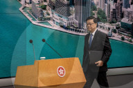Hong Kong John Lee Before Press Conference