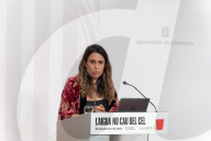 Press conference of the generalitat