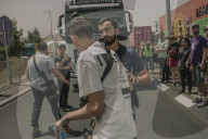 The small band of Israelis stopping settlers obstructing aid trucks