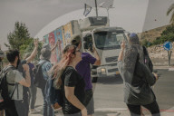 The small band of Israelis stopping settlers obstructing aid trucks