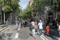 Barcelona - Pro-Palestinian anarchists against the UNVEX fair