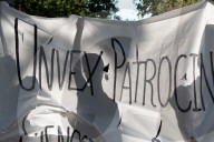Barcelona - Pro-Palestinian anarchists against the UNVEX fair