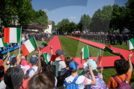Milano - Cerimonia commemorativa della Fondazione dell'Arma dei Carabinieri presso la Caserma Montebello