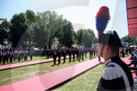 Milano - Cerimonia commemorativa della Fondazione dell'Arma dei Carabinieri presso la Caserma Montebello