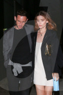 *EXCLUSIVE* Kate Mara and her husband Jamie Bell were seen leaving Q&A in Beverly Hills