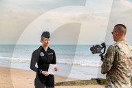 Miss America Honors D-Day in Normandy