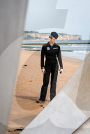 Miss America Honors D-Day in Normandy