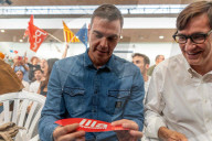 Barcelona, Central campaign rally for the European elections of the PSOE