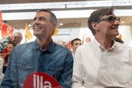 Barcelona, Central campaign rally for the European elections of the PSOE