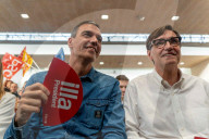 Barcelona, Central campaign rally for the European elections of the PSOE