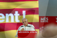 Barcelona, Central campaign rally for the European elections of the PSOE