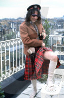 Portrait of Alice Cooper photographed in London in 1972. Credit: Michael PUTLAND /DALLE