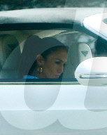 *EXCLUSIVE* Jennifer Lopez stays busy in LA traffic after lunch at Beverly Hills Hotel