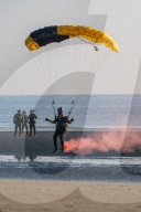 Parachuting onto Utah Beach for D-Day anniversary