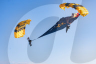 Parachuting onto Utah Beach for D-Day anniversary