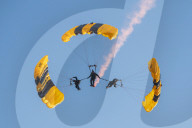 Parachuting onto Utah Beach for D-Day anniversary