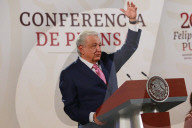 Mexican president, Lopez Obrador Briefing, Mexico City, Mexico - 05 Jun 2024