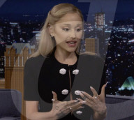 Ariana Grande on Jimmy Fallon talk show