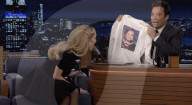 Ariana Grande on Jimmy Fallon talk show